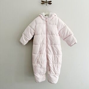 Gap Baby ColdControl Max Puffer Pink Snowsuit 18/24 months